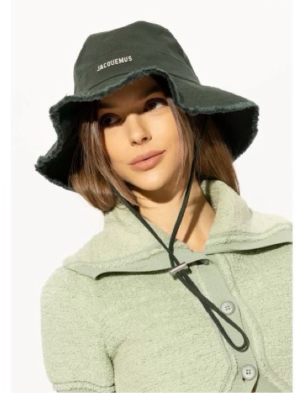 Jaquemus Le Bob Artichaut Bucket Hat - Size 56 NWOT - Picture 6 of 12